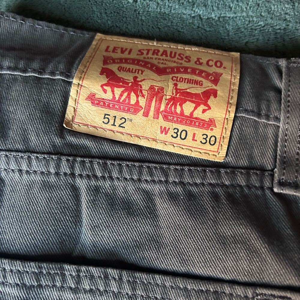 Levi's Charcoal 512 Denim